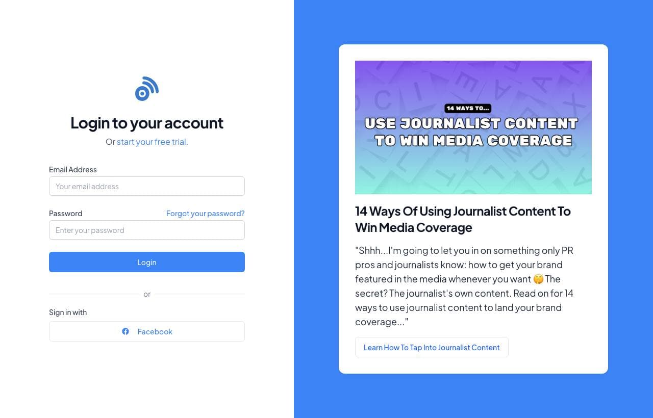 Buzzsumo homepage screenshot