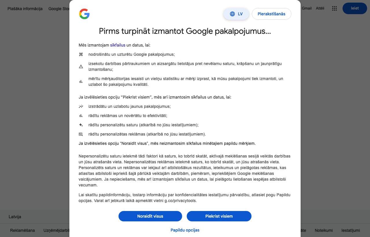 Google Mobile Friendly Test homepage screenshot