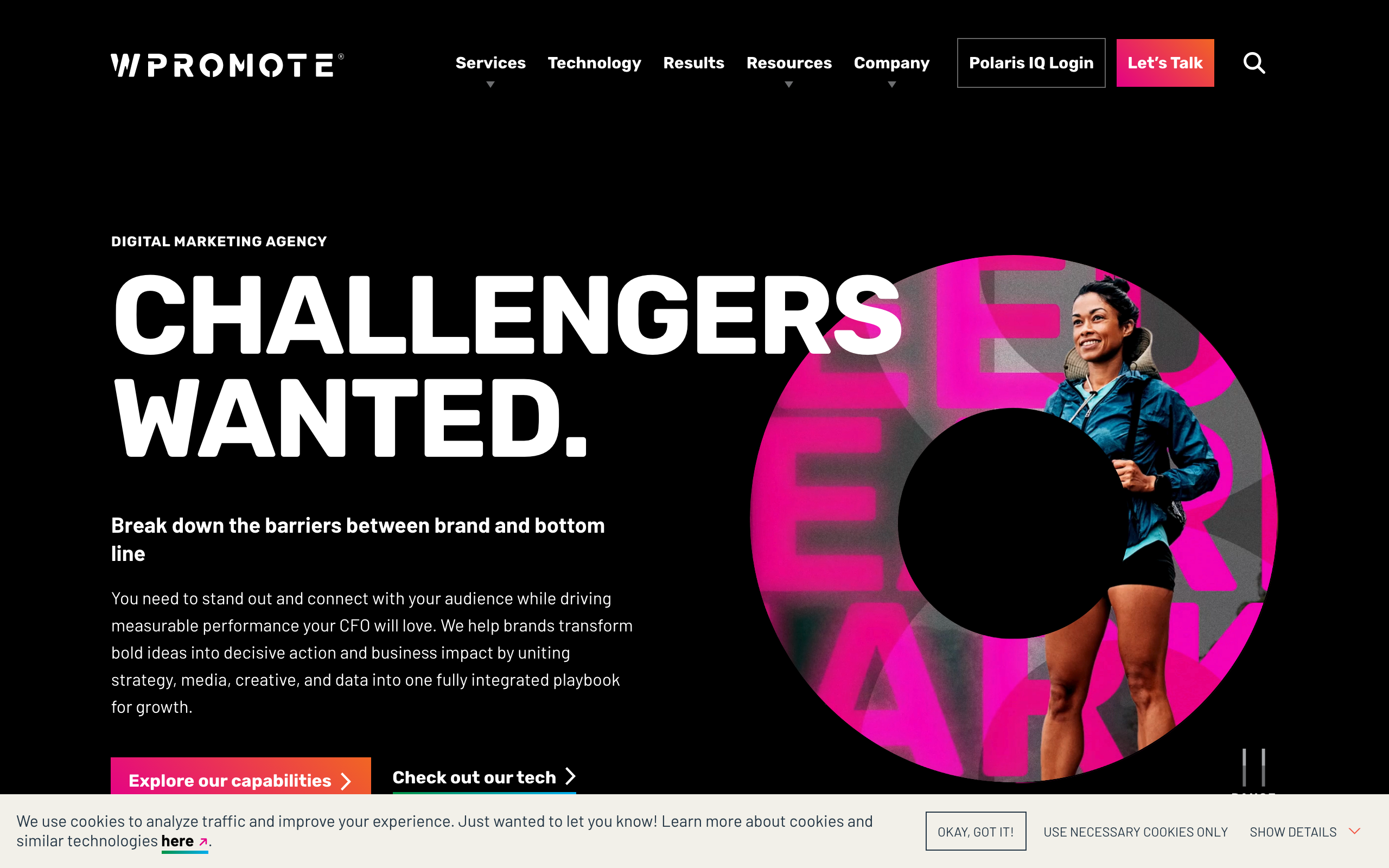 Wpromote homepage